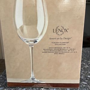 Lenox wine glasses